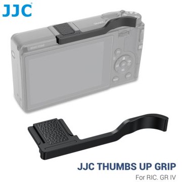 JJC理光副廠Ricoh相機熱靴手柄GRIV熱靴指柄TA-GR4拇指扣(超纖維皮+鋁合金)GR IV熱靴指把手把拇指柄Thumbs Up Grip