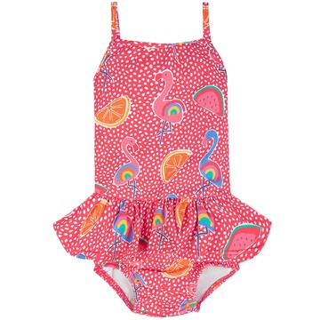 英國 JoJo Maman BeBe 嬰幼兒/兒童連身泳裝(內有尿布褲)_夏威夷紅鶴_JJH3945