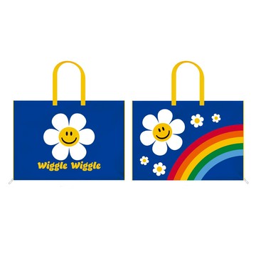WiggleWiggle野餐墊摺疊提袋-方格小花