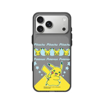 iPhone 17 Pro Max Clear (相機按鈕) 酷墨灰 - 寶可夢 Pokemon - 多彩系列-皮卡丘