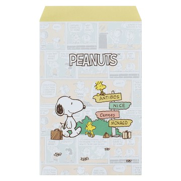史努比 信封式禮物袋 (L)-15入