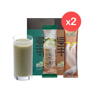 飲氧品 沖泡穀蔬飲隨身包25g(精品長包) 2盒(7包/盒)