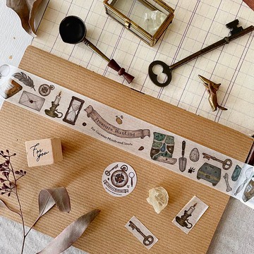 探索故事集系列 / 尋寶紙膠帶 (寬3cmx長5m/10m)