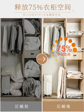 抽真空壓縮袋收納袋家用被子加厚衣物衣服大號整理袋棉被真空袋子