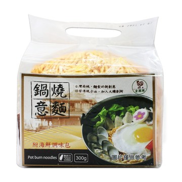 金雞牌 鍋燒意麵-附海鮮調味包(60gx5包)