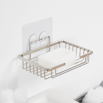 完美主義｜霧面304不銹鋼扁鐵肥皂盒 置物架 肥皂架 MIT台灣製【C0147】