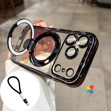 簡約 透色 高透不發黃 附掛繩 保護殼 iPhone 17 16 15 14 13 12 11 Pro Max 手機殼