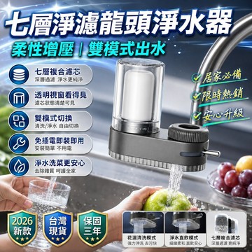 熱銷冠軍🏆家用淨水器 水龍頭淨水器 水龍頭過濾器 面盆水龍頭 過濾淨水面盆龍頭 防濺水龍頭 兩用水龍頭 淨水龍頭 水龍頭