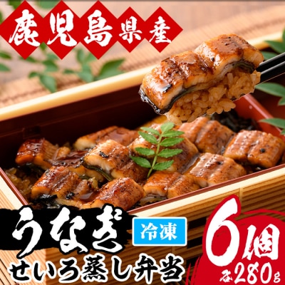 鹿児島県産うなぎのせいろ蒸し弁当280g×6個