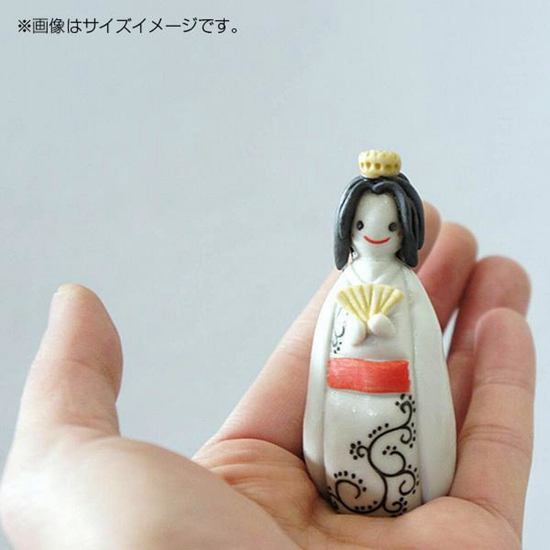 雛人形 おしゃれ 陶器 コンパクト 【Hina Dolls mini】 ひな人形 置物 