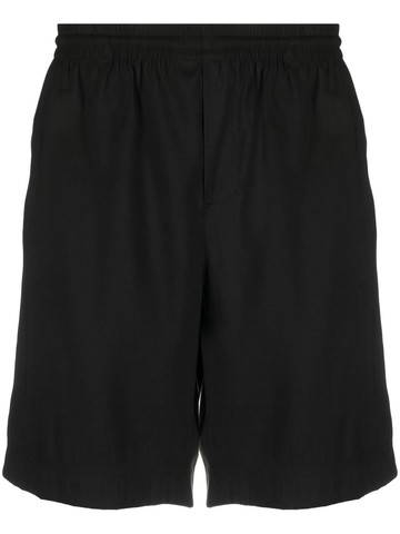 MSGM - one-tone deck shorts - men - Viscose/Polyester - 52 - Black