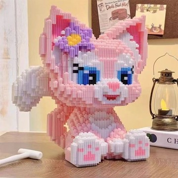 臺灣現/🎀積木 樂高 拼裝玩具兼容樂高積木迪士尼星黛露琳娜貝爾拼裝玩具3d立體拼圖送女孩禮物