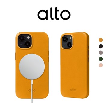Alto 磁吸防摔皮革手機殼 - iPhone 15 支援MagSafe【可加購禮物包裝＆客製雷雕】