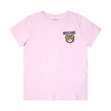 Moschino - Pink Cotton Bear Print T-shirt
