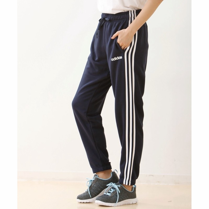 ａｄｉｄａｓ 3ストライプス裏毛テーパードパンツ 男女兼用 レディーススポーツウェア Sportswear 通販 Lineポイント最大1 0 Get Lineショッピング