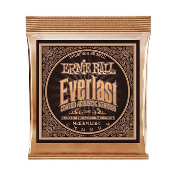 Ernie Ball 民謠吉他弦 Everlast Light Coated 2546 超薄鍍膜 1254【黃石樂器】
