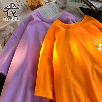 DR更衣室-重磅短T 簡約拼圖印花T恤 男裝  短袖上衣 韓系穿搭 美式 大尺碼5XL【NL624424】