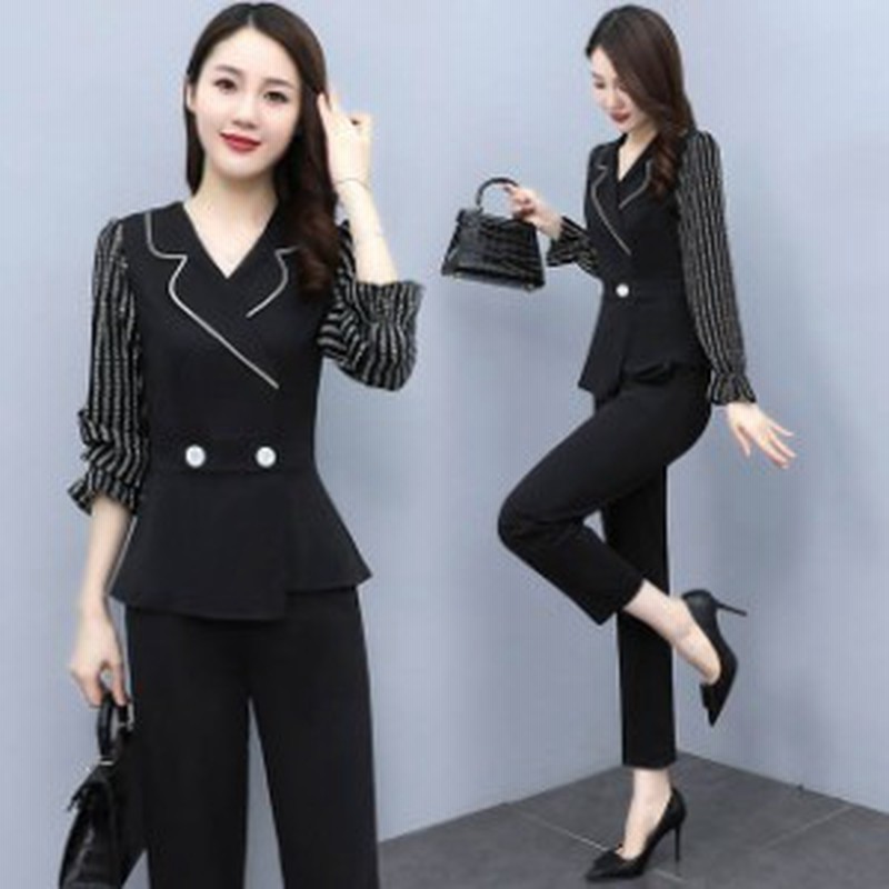 スーツ レディース パンツスーツ 長袖 春 秋 夏 クールビズ サマースーツ ビジネススーツ スーツ 入学式 卒業式 入園式 卒園式 通販 Lineポイント最大1 0 Get Lineショッピング