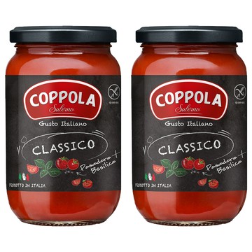 COPPOLA 柯波拉 Classico 義大利番茄羅勒麵醬 350g 無麩質  2罐