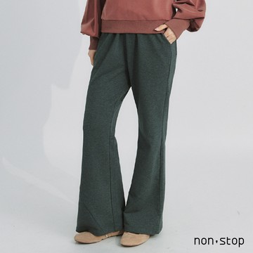 non-stop 百搭彈力喇叭休閒褲-2色