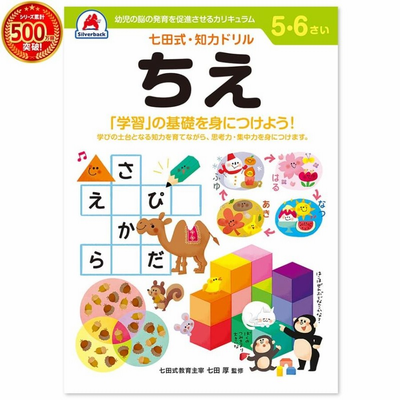 七田式・知力ドリル 5歳 6歳 ちえ プリント 子供 幼児 知育 教育