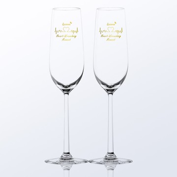 情侶禮物|訂製香檳對杯 心動禮物客製化禮物文字雕刻禮物送女友