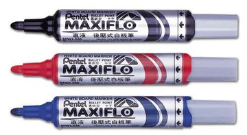 Pentel 飛龍 後壓式白板筆 粗字圓頭 6.0mm /支 MWL5M【APP滿額下單4%點數(單一帳號最高1000點)】7/31止