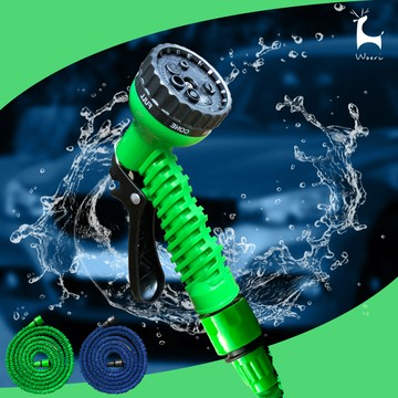 伸縮水管 3倍自動伸縮 防爆彈力 7段出水 彈性大耐重壓 長度可達15m