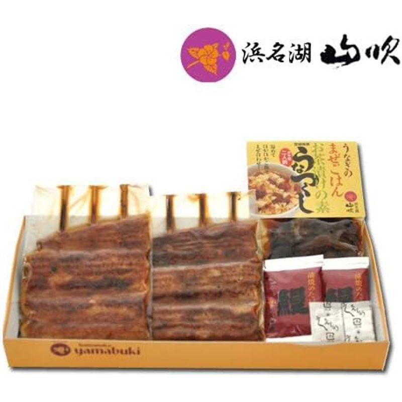 お中元ギフト 浜名湖山吹の国産うなぎ蒲焼きとひつまぶしの素詰め合わせ