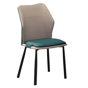 文創集 瑪羅雙色透氣皮革餐椅四入組合(二色可選+四張餐椅組合販售出貨)-46x59x89cm免組