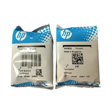 【福利品無原廠外盒】HP X4E75AA 黑色+ M0H50AA 彩色 原廠噴頭 列印頭更換套件 215/515/615