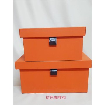 皮扣高檔皮質品低調奢華樣板間衣帽間整理箱收納盒收納箱儲物箱子