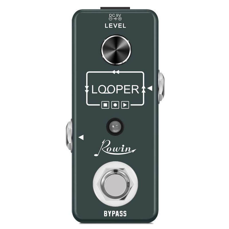 Rowin Looper ルーパー エフェクター ペダル トゥルーバイパス 無制限 オーバーダブ10分録音 LEF-332