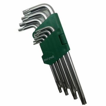 [玉山網 少量現貨] 扳手 星型板手組 星型L型扳手組 NLJ568 9件組 中長款17.5cm (_L007)