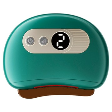 Reddot 紅點生活 智能溫感紅砭石按摩刮痧儀 附植萃精油  單一商品  寶石綠