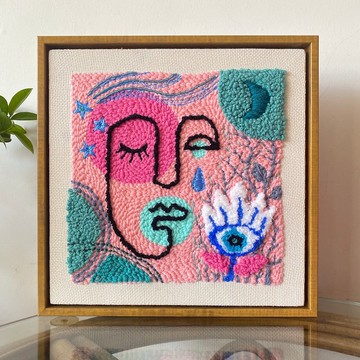 俄羅斯手工戳戳繡掛畫 家居裝飾畫 手工毛線繡掛畫裝飾畫 家居禮