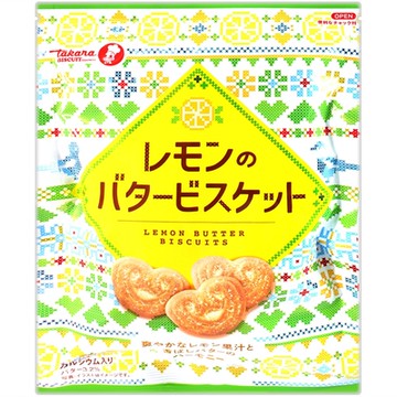 宝製菓 檸檬奶油風味愛心餅 100g