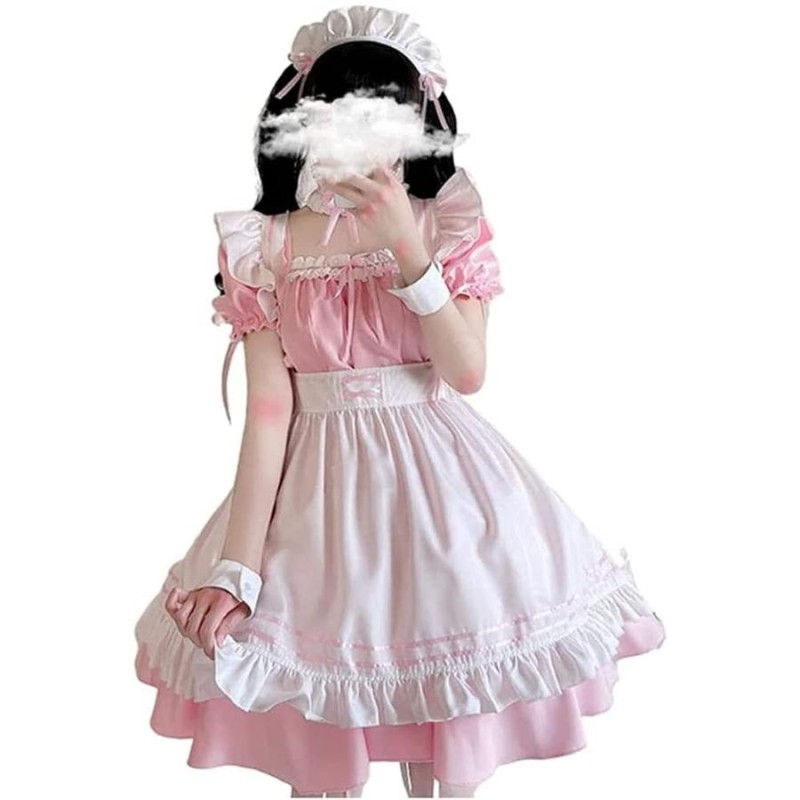 国内最安値 メイドカフェ仮装 メイド服 フルセット L フルセット