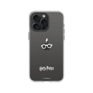 iPhone 15 Pro Max Clear 透明 - 哈利波特 Harry Potter - 閃電與眼鏡圖案