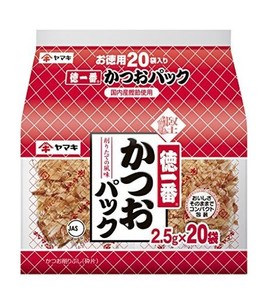 ヤマキ 徳一番かつおパック (2.5G×20P)×2個