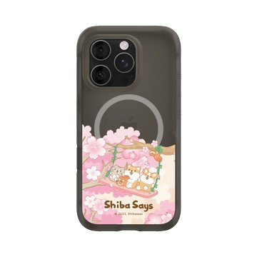 iPhone 16 Pro AirX 本質黑 - 柴語錄 Shiba Says - 櫻花鞦韆