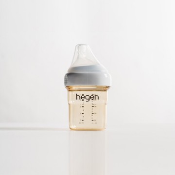 Hegen 金色奇蹟PPSU多功能方圓型寬口奶瓶 150ml
