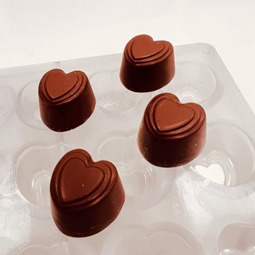 tangba堂巴 9克 24連心形圈巧克力模 PC-1012 情人節愛心巧克力模