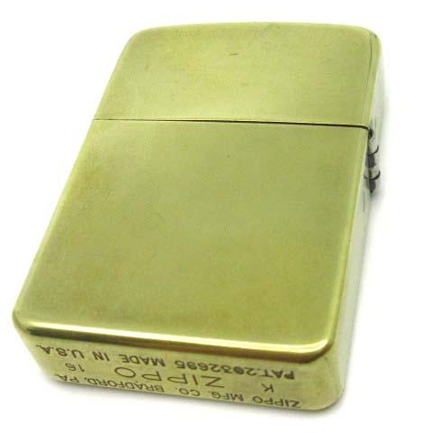 ジッポー ZIPPO 1937 レプリカ 復刻 ブラッシュ ブラス オイルライター 2016年製 着火確認済み