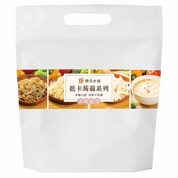 樂活e棧 蒟蒻板條寬麵+濃湯 6包  900g  1袋