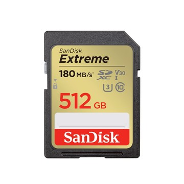 【SanDisk】Extreme 512G SDXC V30 C10 UHS-I U3 記憶卡