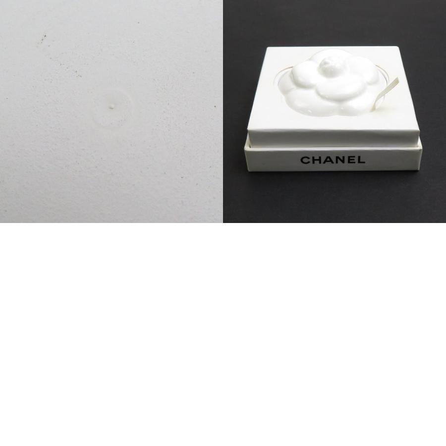 シャネル CHANEL  ペーパーウェイト カメリア 陶器 ホワイト