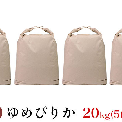 銀山米研究会の玄米＜ゆめぴりか＞20kg