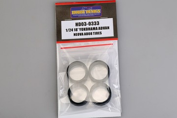 HobbyDesign 1/24 輪胎模型 18寸 Yokohama Advan AD08 HD03-0333