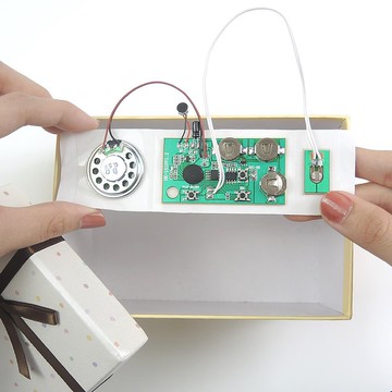 (會說話的驚喜禮物情人節生日等)愛說話隨意貼(錄音機芯)-錄下你